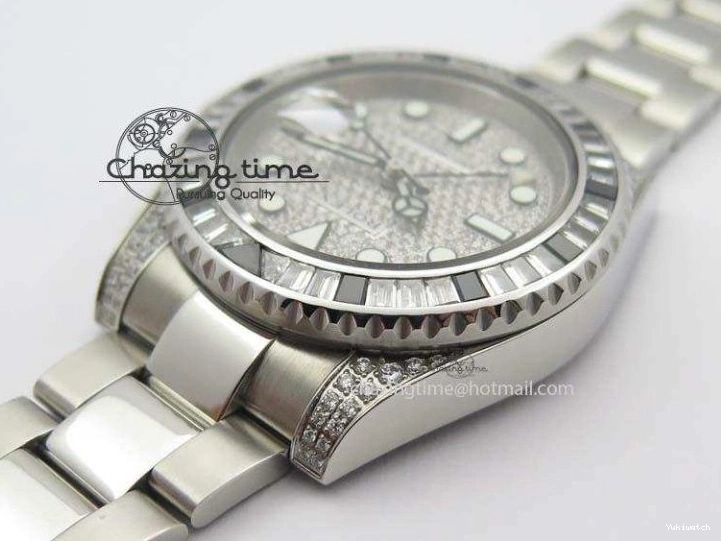 On SS 116759 Bp-Maker A3186 Dial Diamond GMT-Master II Black Crystal Ruby Bracelet SS 0403